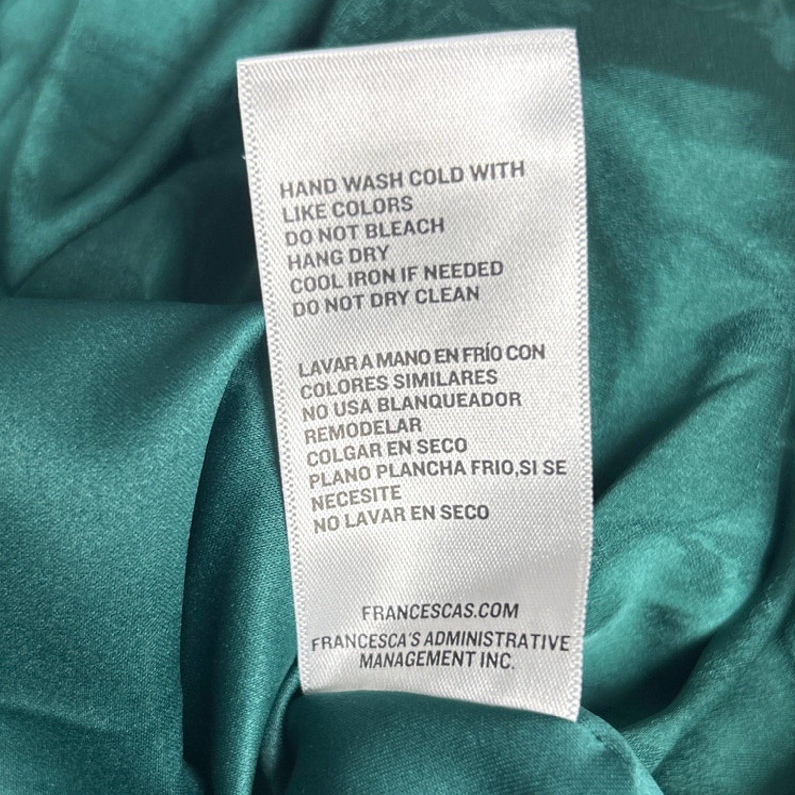 New Francescas Womens Small Emerald Green Jacquard Strappy Mini Bubble Dress