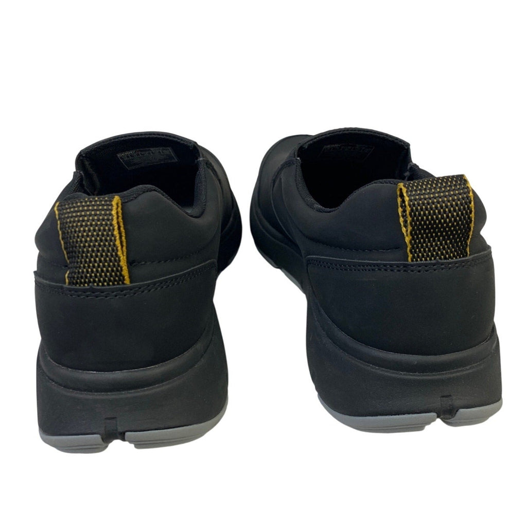 Gerry Mens Size 10 Black Faux Leather Slide On Moc II Comfort Sneakers Shoes