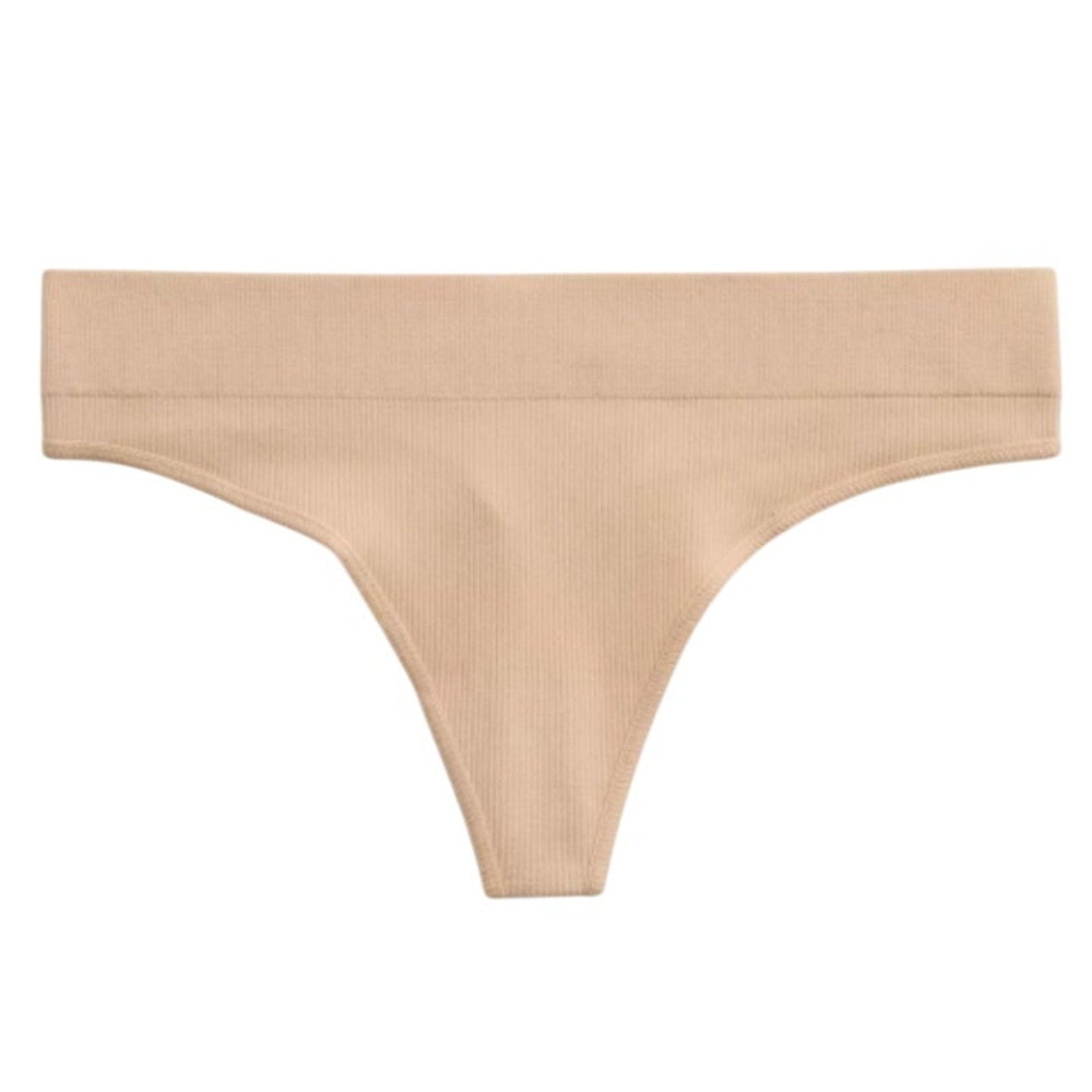 Lot of 2 New Aerie Womens Medium Sands Tan Superchill Seamless Thong Underwear