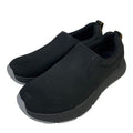 Gerry Mens Size 12 Black Faux Leather Slide On Moc II Comfort Sneakers Shoes