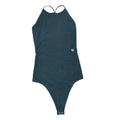 American Eagle Womens Small Black Cotton Blend Thin Strap Snap Closure Bodysuit
