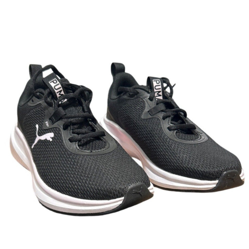 New Puma Womens Size 8.5 Black White Lace Up Skyrocket Sneaker Athletic Shoes