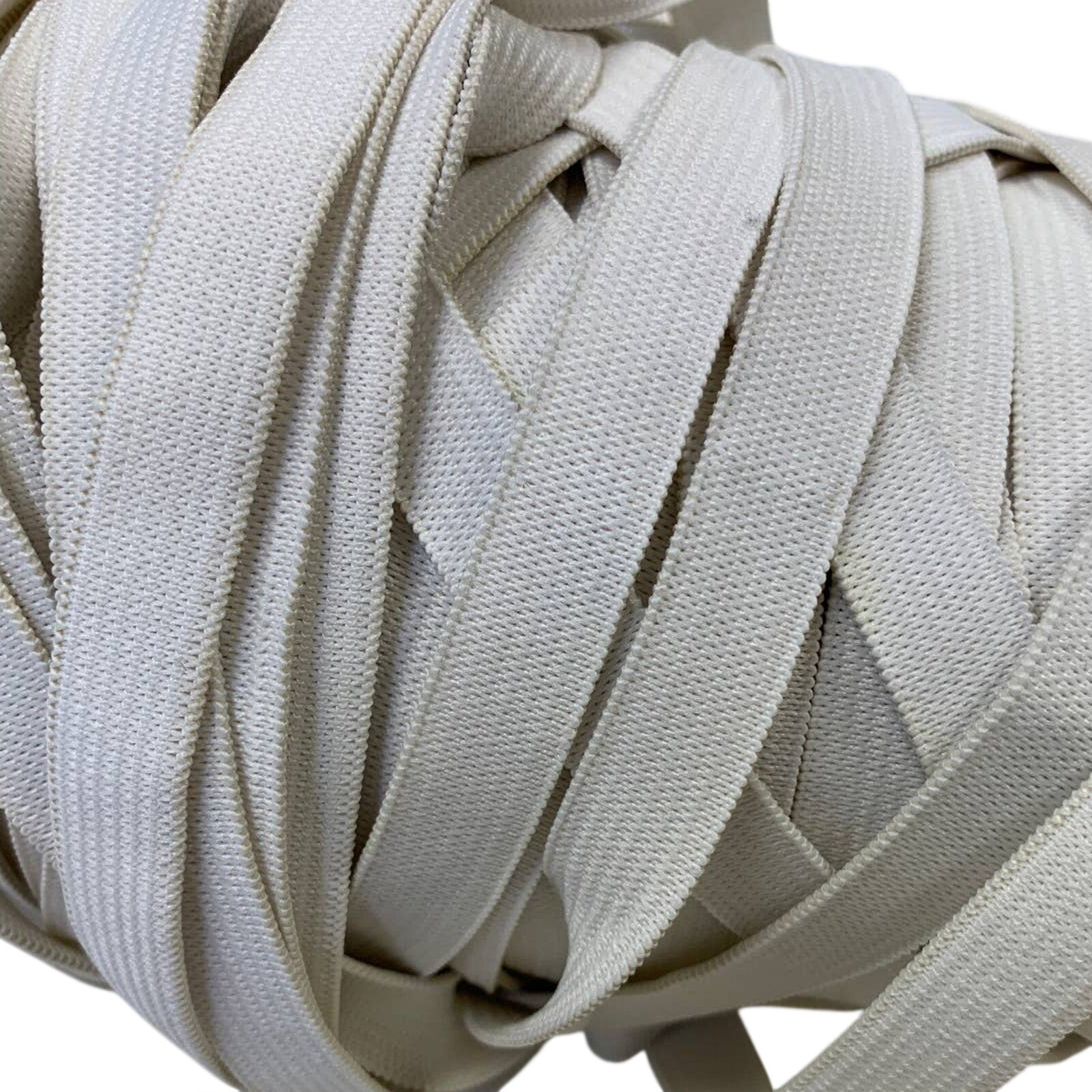 3 Yards Vintage Woven 1/2" Elastic Remnant Craft Sewing Clothing Supply