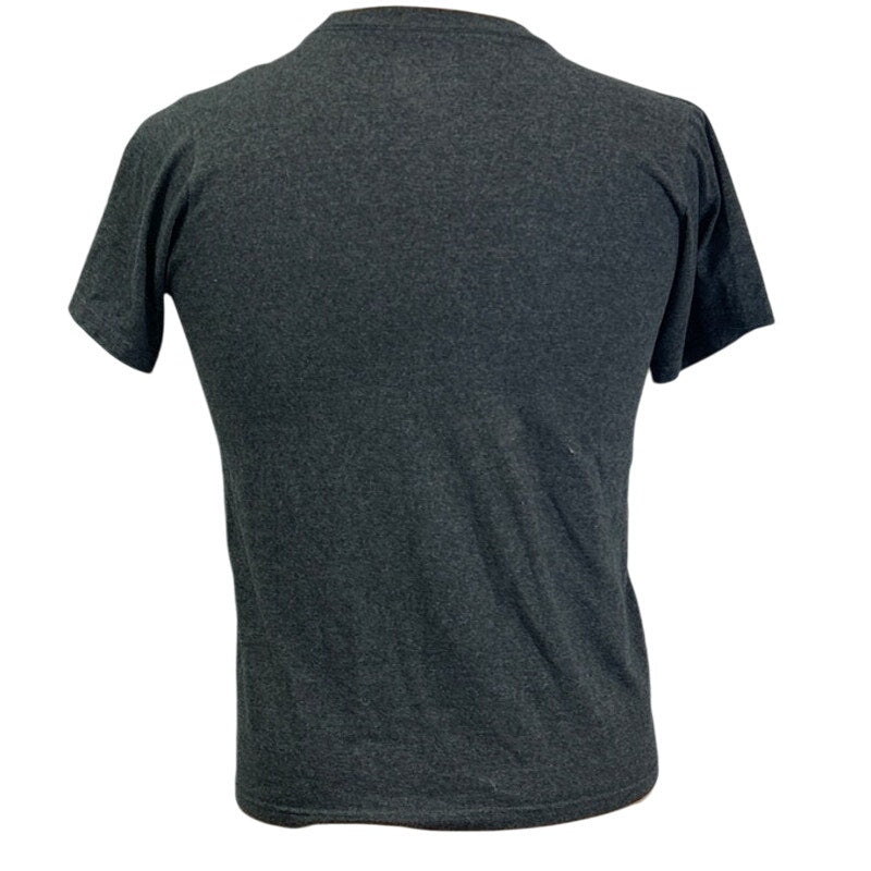 Adidas Logo Mens Small Black Gold PolyCotton Short Sleeve Crew Neck Tee Shirt
