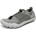 New Nortiv8 Little Boys 12 Gray Lace Up Barefoot Non Slip Aqua Socks Water Shoes