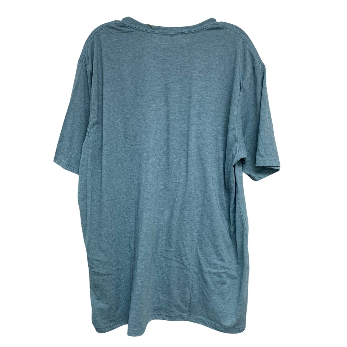 New Hand Printed Womens XXL Heathered Howdy Short Sleeve Crew Neck Tee Shirt