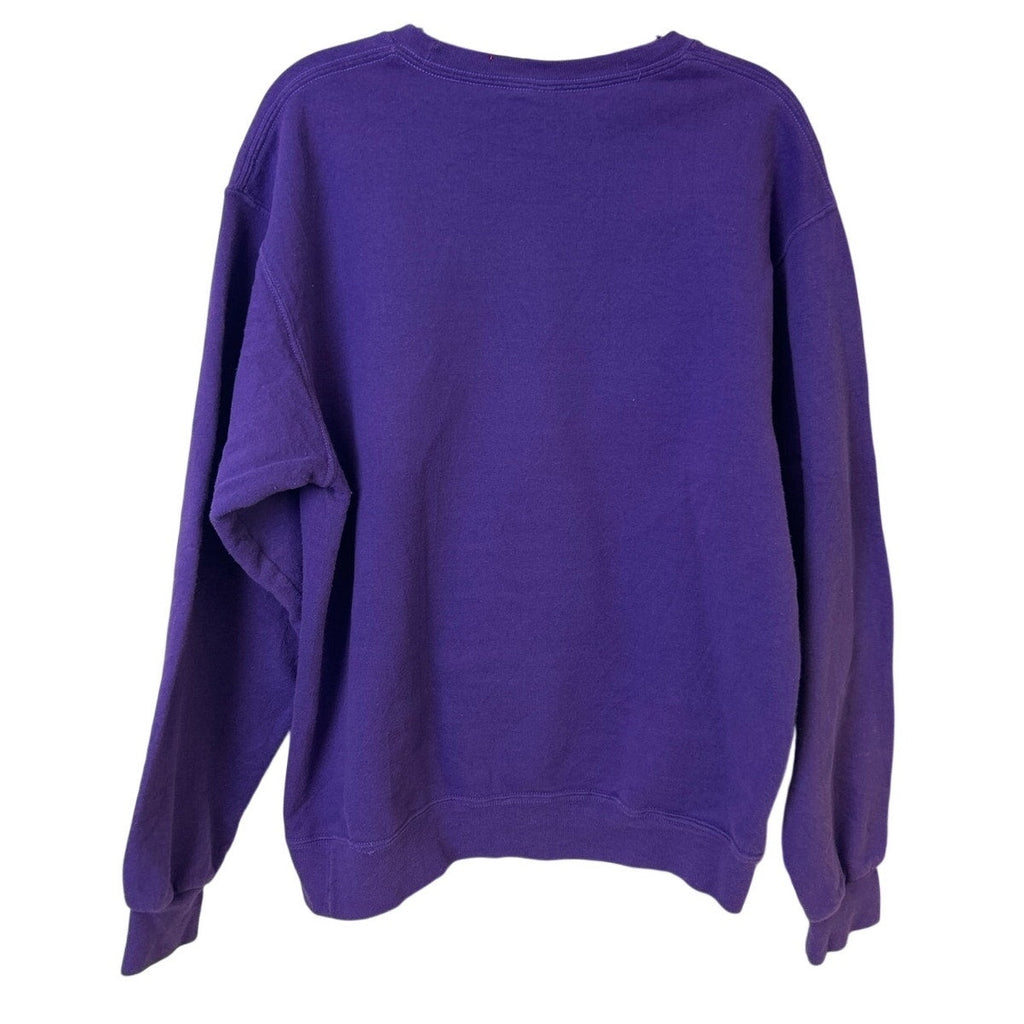 Upcycled Hand Printed Womens Medium Chaos Coordinator Long Sleeve Sweatshirt