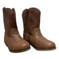 Icebirds Toddler Girls Size 8 Brown Western Cowgirl Boots Side Zip Shoes