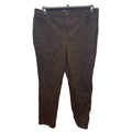New Gloria Vanderbilt 18W Amanda Trouser PolyCotton Choco Brown Casual Pants