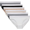 New 6-Pack Hanes Girls Size 14 Originals Stretch Cotton Hipster Bikini Panties