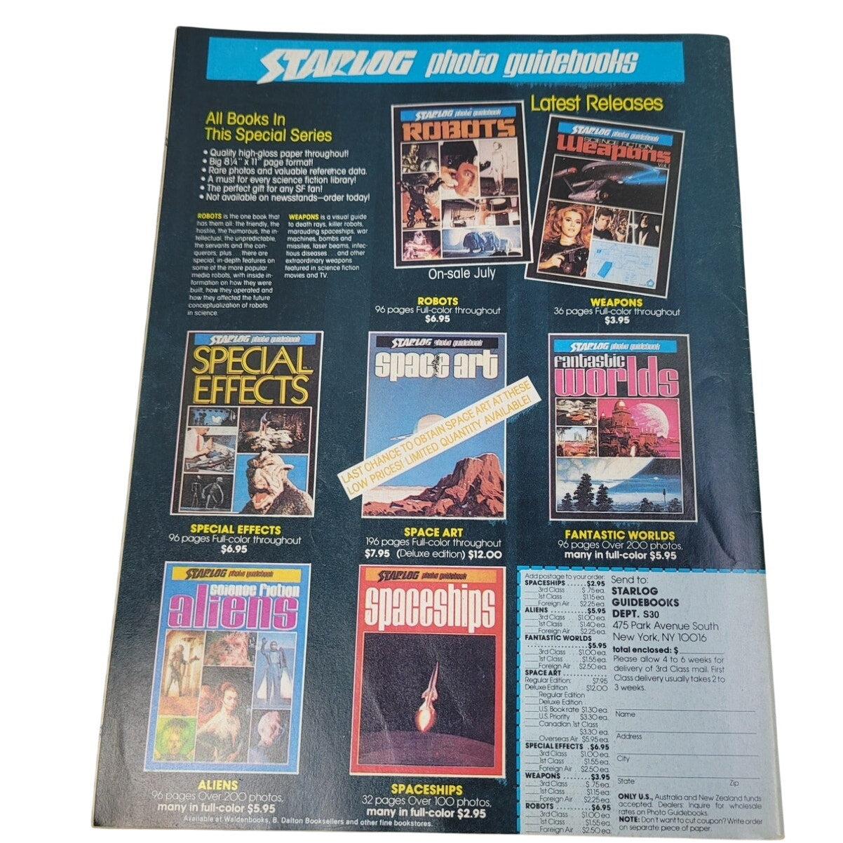 Vintage January 1980 Starlog The Magazine of the Future #30 Star Trek Movie