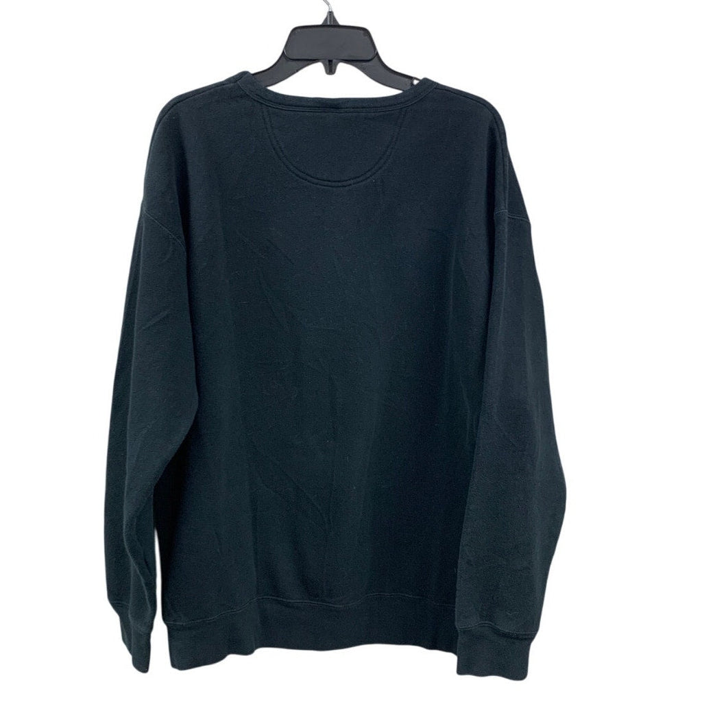 Upcycled Hand Printed Womens XL Rock The Broc Broccoli Long Sleeve Sweatshirt