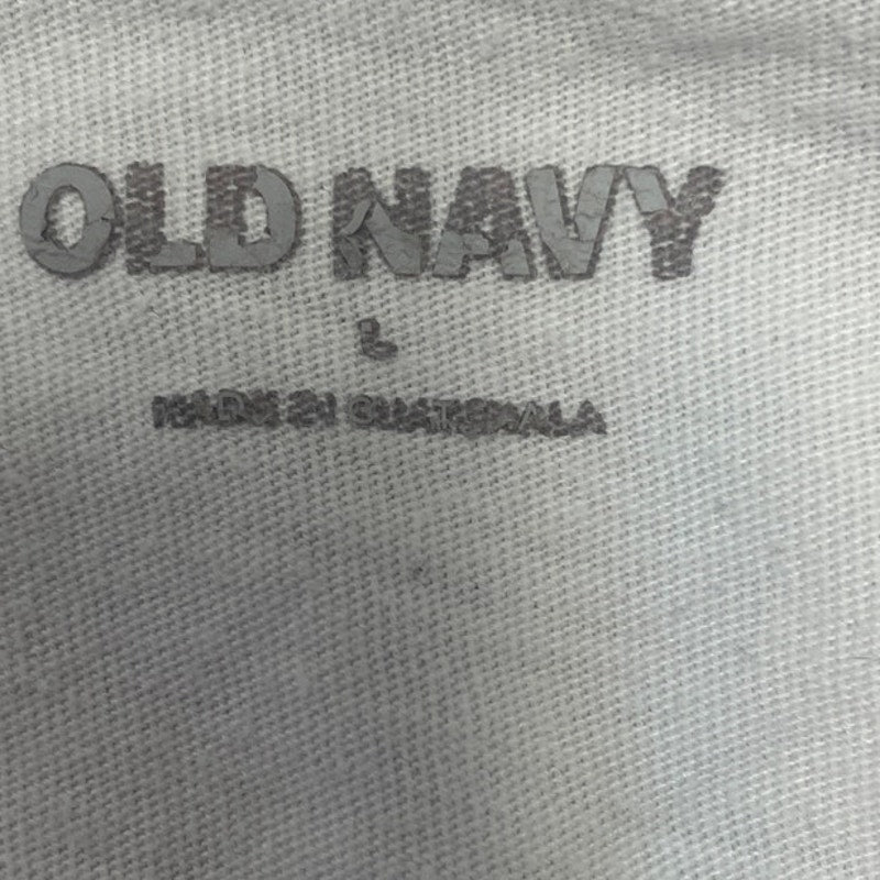 Old Navy Mens Large PolyCotton Boom Box Short Sleeve Crew Neck Tee Shirt
