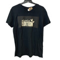 New Upcycled Hand Printed Womens Small Mama Edition Black Short Sleeve Tee Shirt