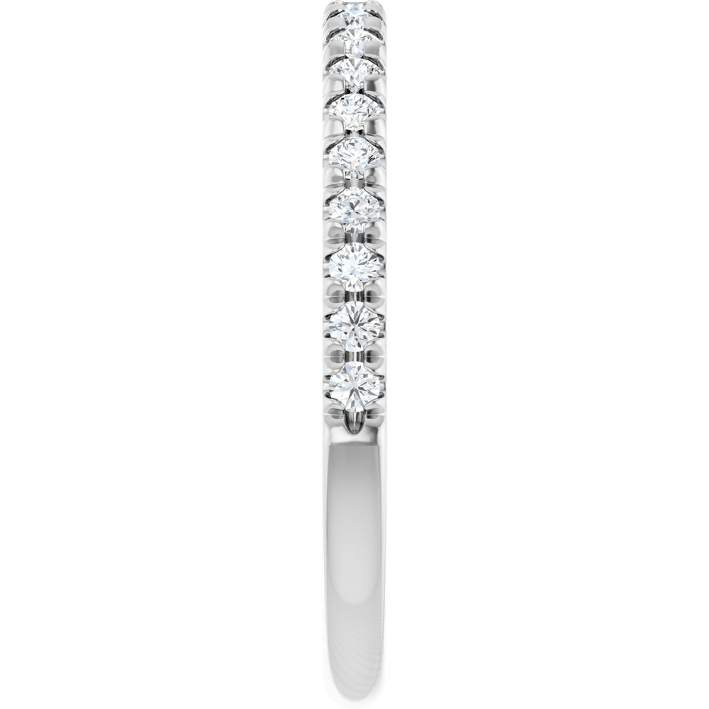 1/4 CTW Natural Diamond French-Set Anniversary Ring  14K Yellow Gold