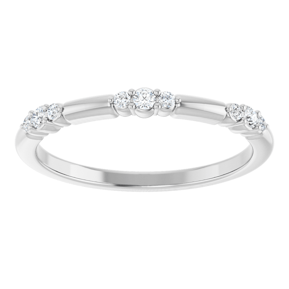 Élise 14K Gold Diamond Stackable Ring