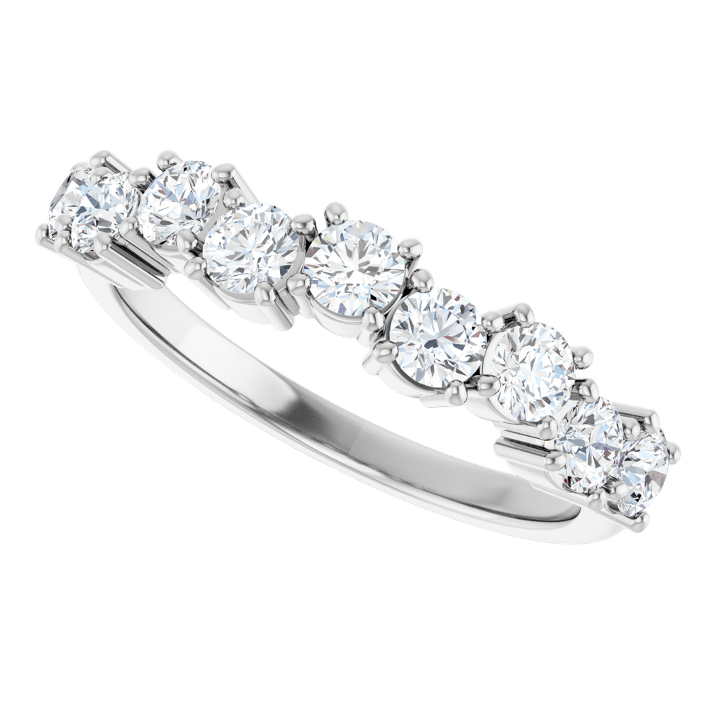 Aurielle 14K Gold Diamond Anniversary Band