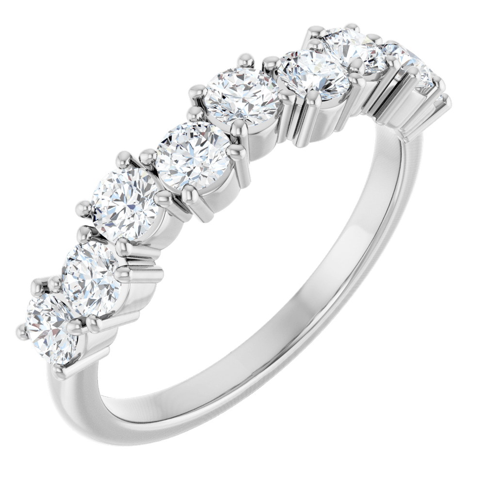 Aurielle 14K Gold Diamond Anniversary Band