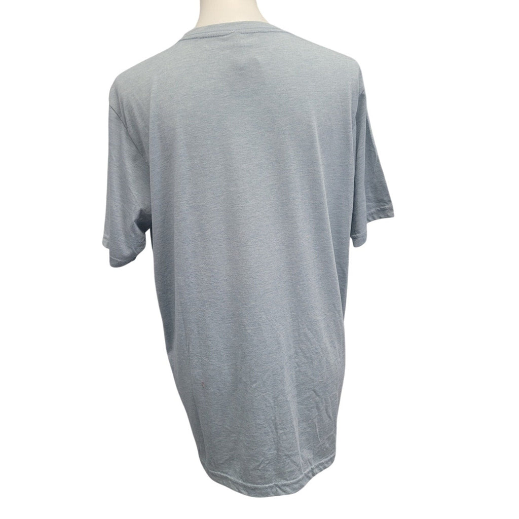 Hand Printed Upcycled Womens Large In My Boy Mom Era Short Sleeve Tee Shirt