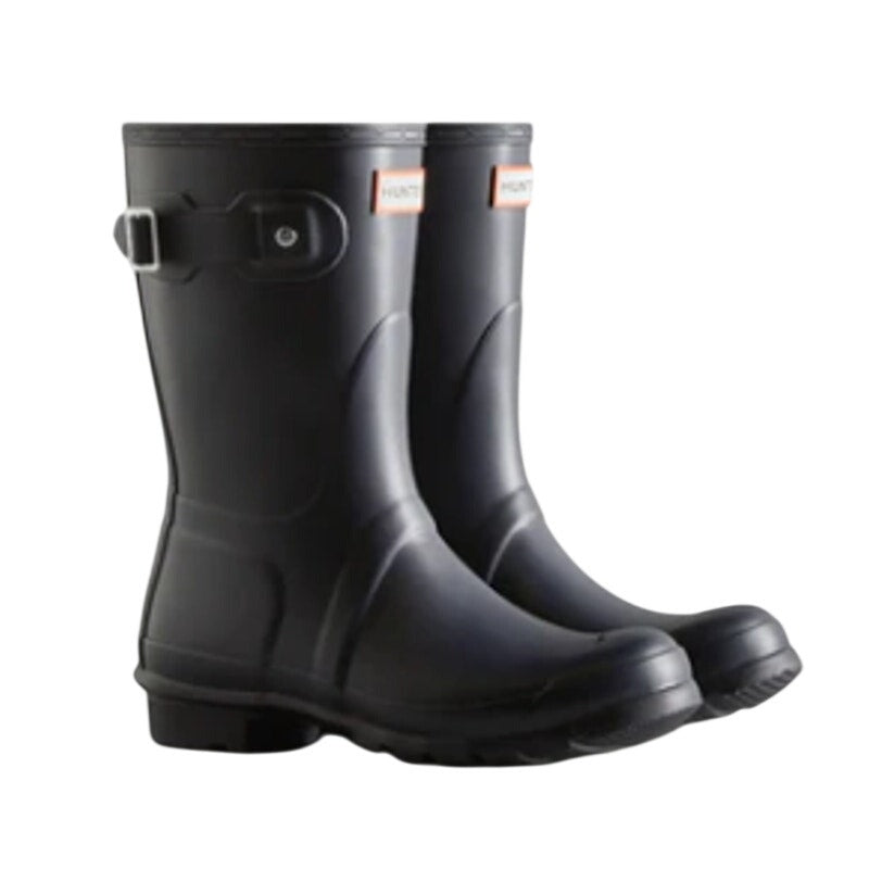 New Hunter Womens Size 10 Navy Original Short Rubber Waterproof Welly Rain Boots