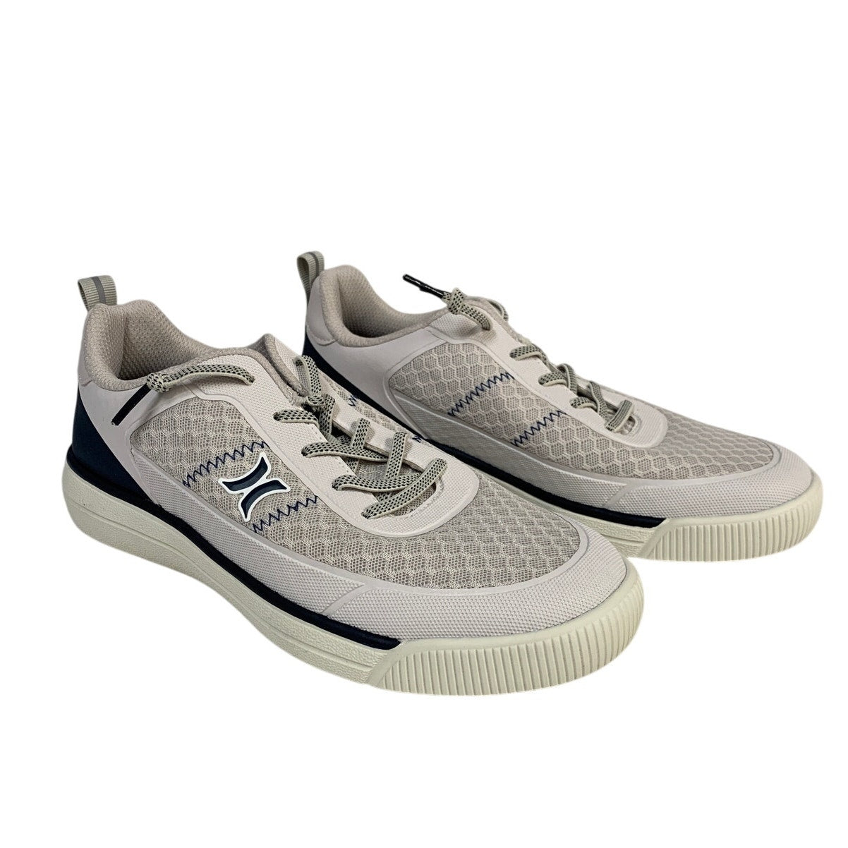 Hurley Mens Size 8 Gray Sneakers Exeter Lace Up Round Toe Low Top Athletic Shoes