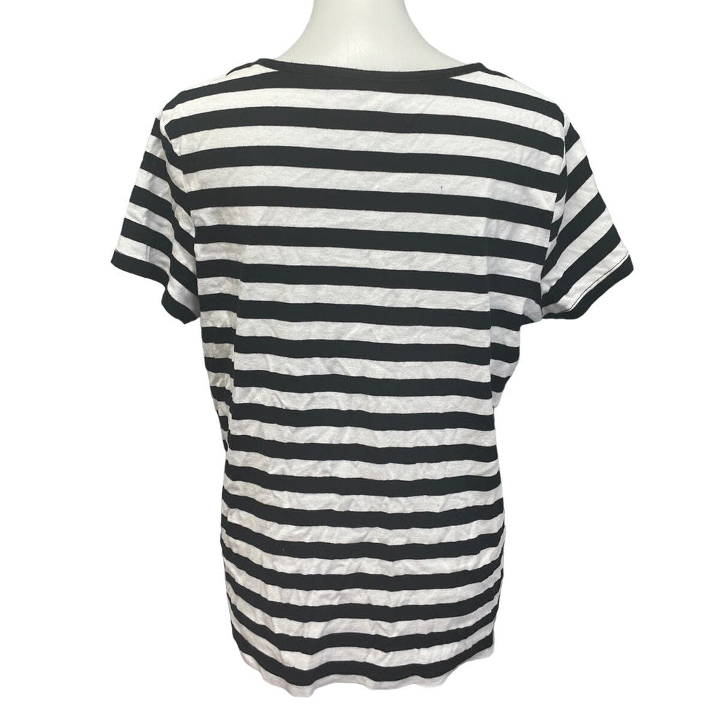 Lot of 2 Croft & Barrow St Johns Bay Womens XL Short Sleeve Cotton Blend Tops