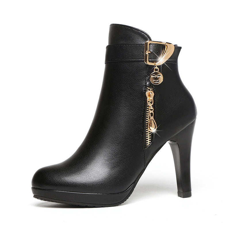 Women's Autumn Leather Boots
