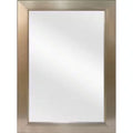 Open Box Glacier Bay 24 in. W x 35 in. H Rectangular PS Framed Wall Bathroom Vanity Mirror in Brushed Nickel (Screws Not Included)