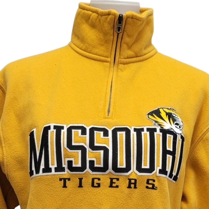 Jansport Womens Small Mizzou University of Missouri Columbia 1/4 Zip Sweatshirt