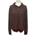 Haggar Clothing Mens Large Wool Blend Long Sleeve Collared Pullover Sweater