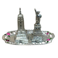 Vintage Statue of Liberty Chrysler Building New York Souvenir Salt Pepper Shaker