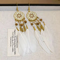 18K Gold-Plated Stainless Steel Dangle Earrings