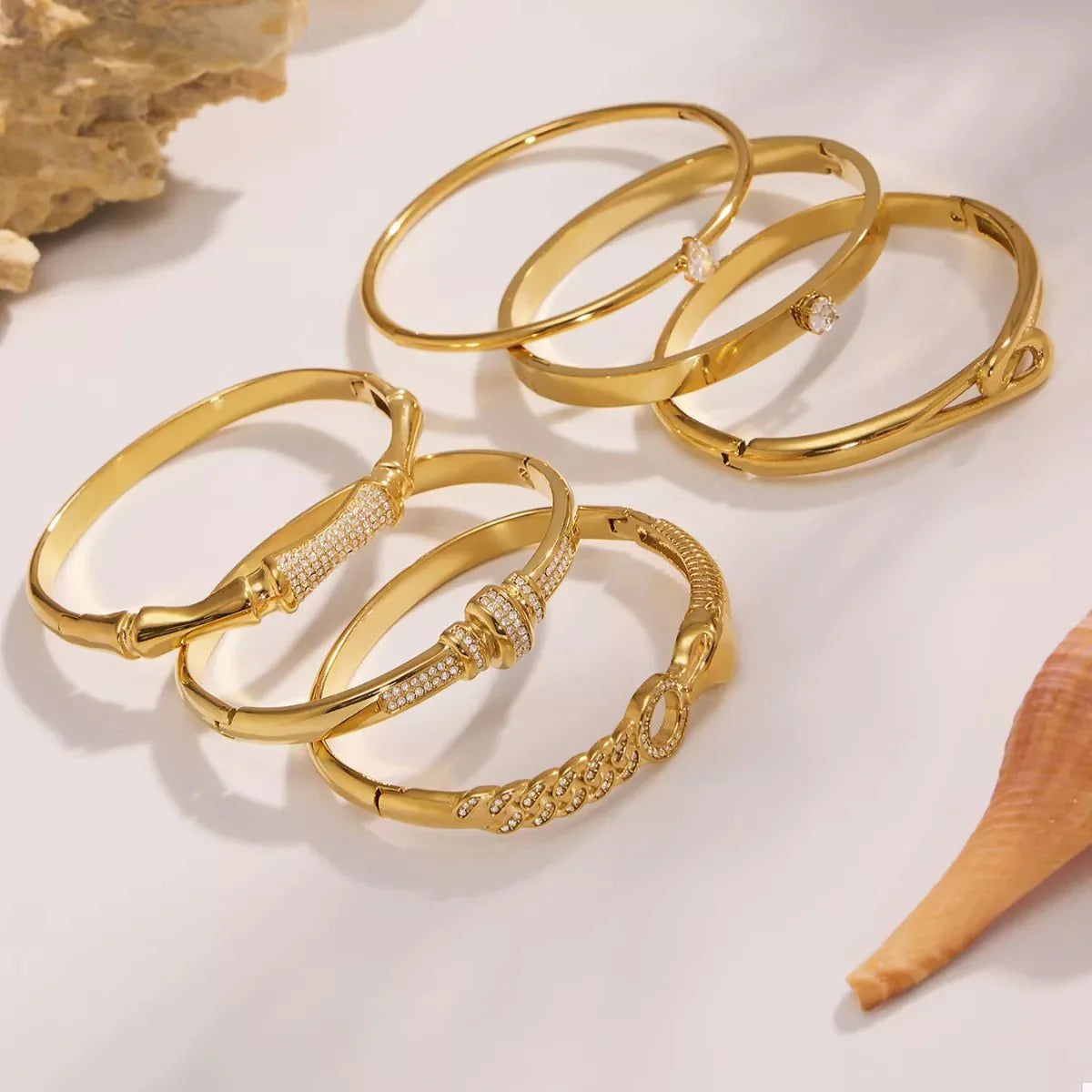 18K Gold-Plated Zircon Bracelet