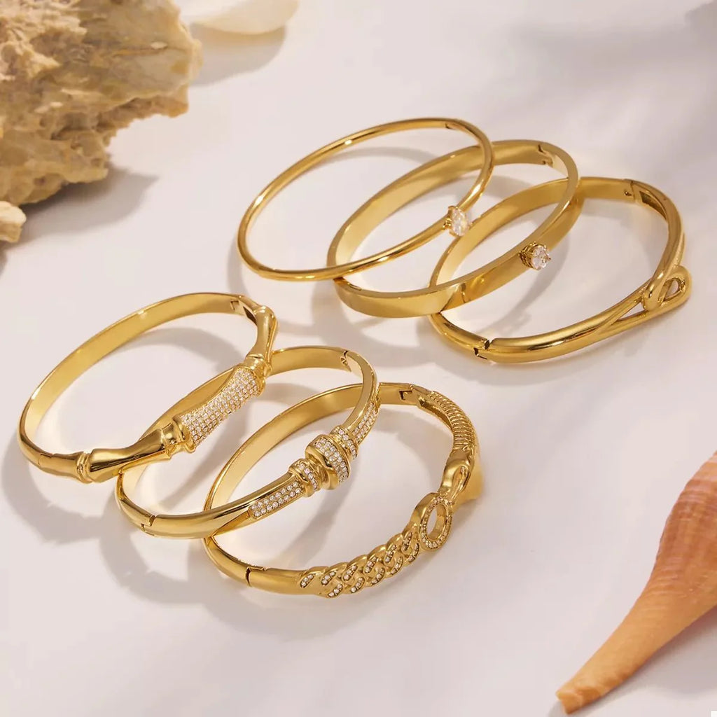 18K Gold-Plated Zircon Bracelet