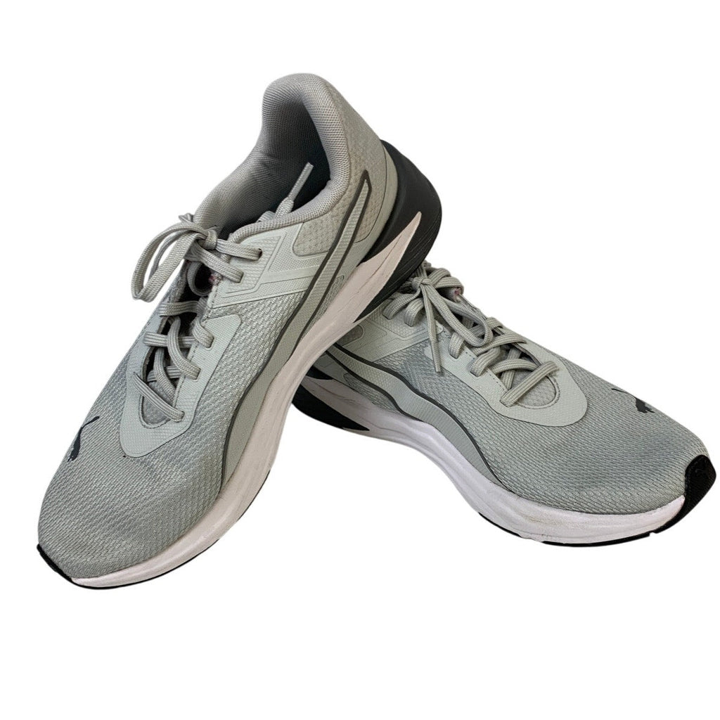 Puma Mens Size 12 Gray Sneaker Lace Up Low Top Athletic Running Sneakers Shoes