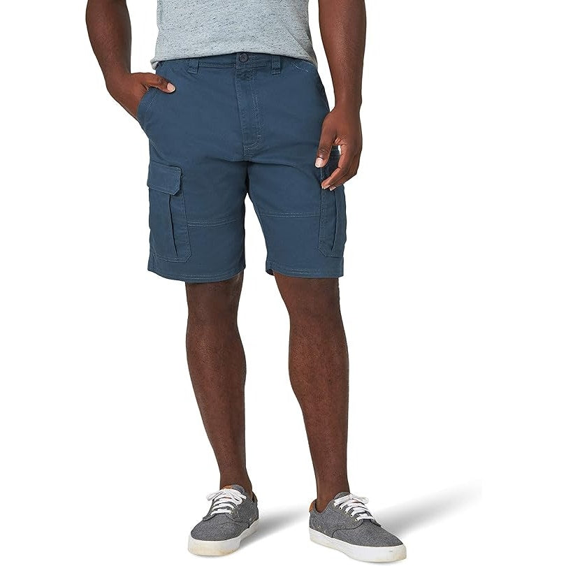 Wrangler Authentics Mens Size 38 Stretch Cotton Classic Cargo Stretch Shorts