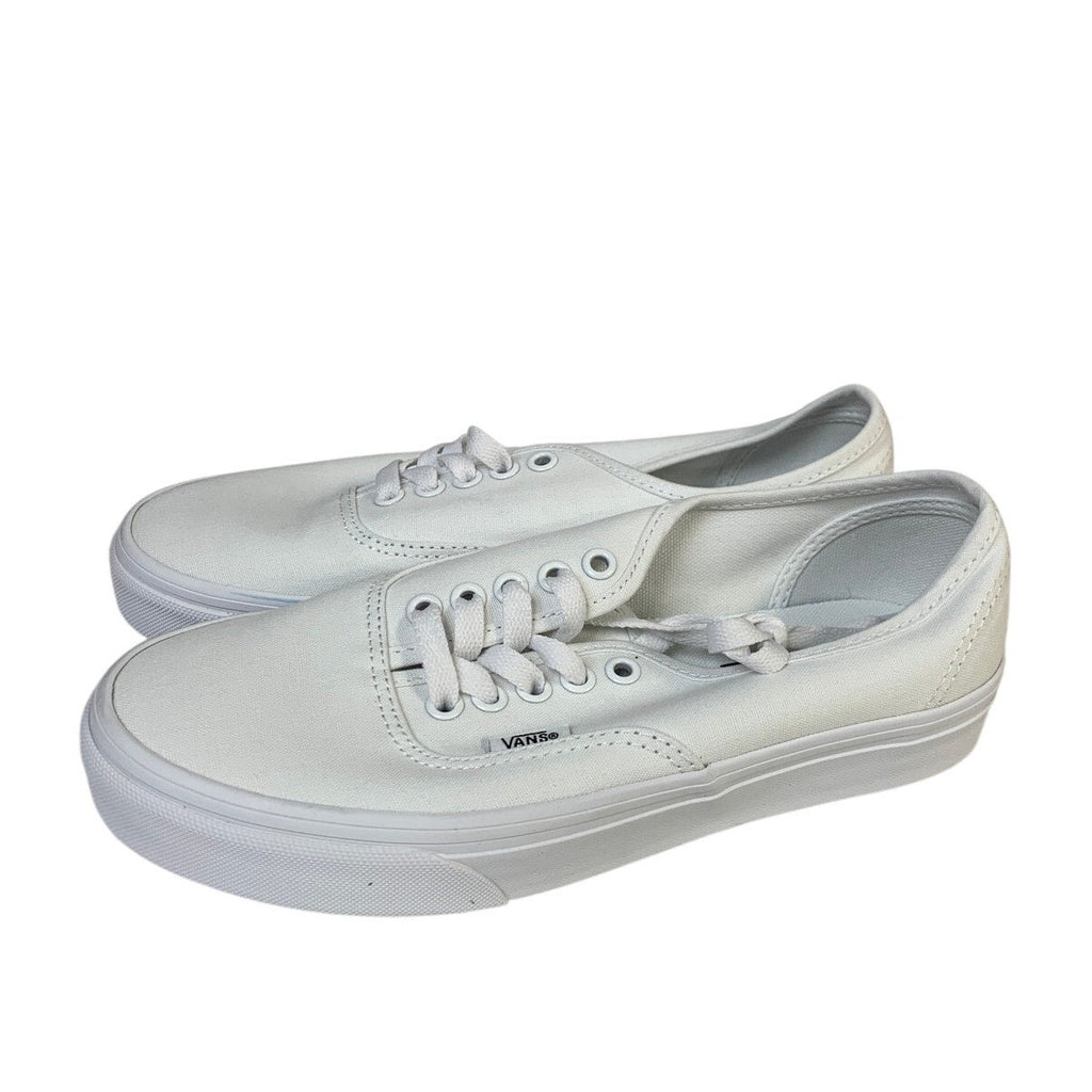 Vans Womens Size 8 True White Sneaker Lace Up Round Toe Low Top Shoes