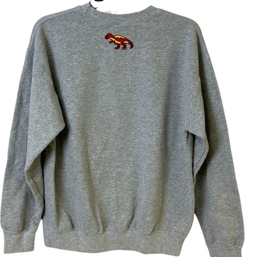 Upcycled Hand Printed Womens Medium If God Ain't In It Neither Am I Sweatshirt