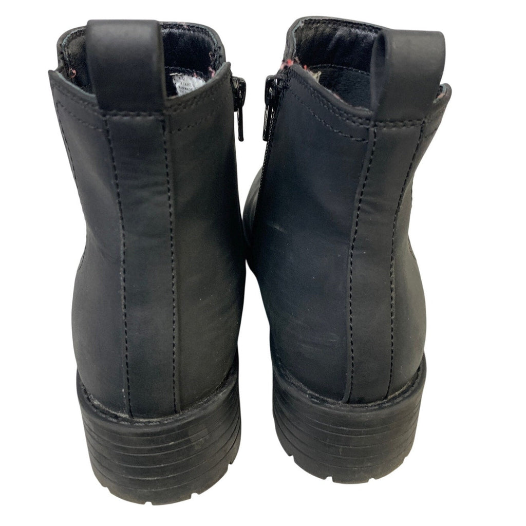 Buffalo Womens Size 8.5 Black 1.5" Heel Anna Ankle Boot Side Zip Round Toe Shoes