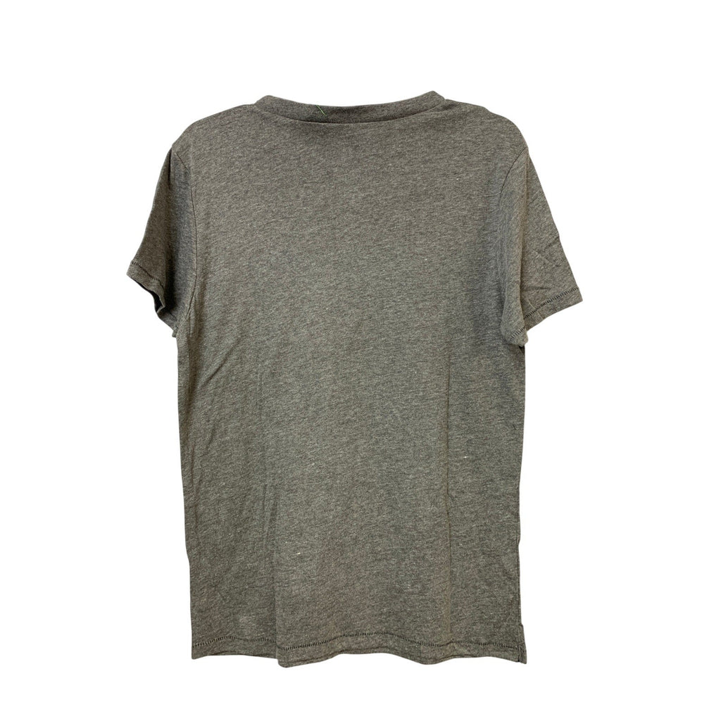 New Upcycled Hand Printed Womens Small Wranglin' Feral Kids V-Neck Tee Shirt