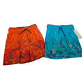 Lot of 2 New All in Motion Boys Small Elastic Drawstring Waist Long Sport Shorts