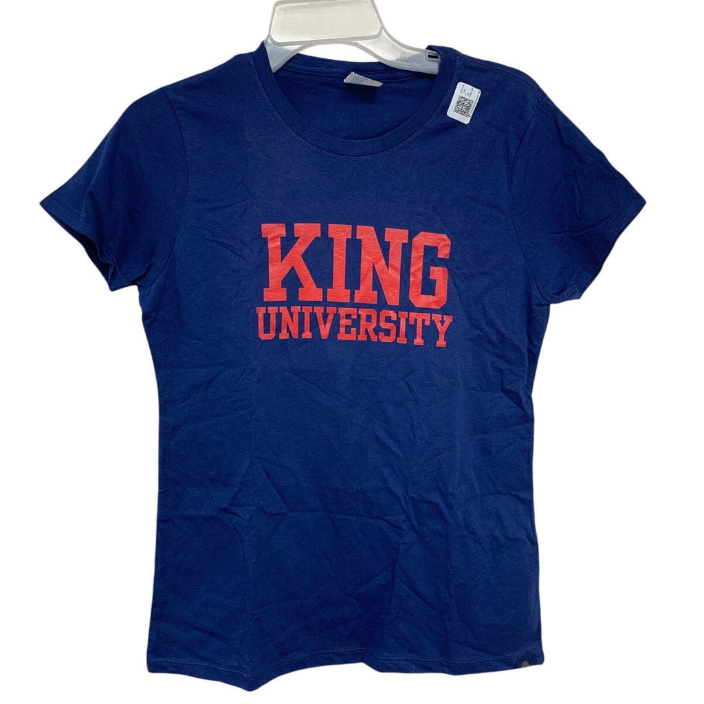 Port & Company Womens Small King University Short Sleeve Crew Neck Tee Shirt