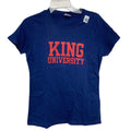 Port & Company Womens Small King University Short Sleeve Crew Neck Tee Shirt