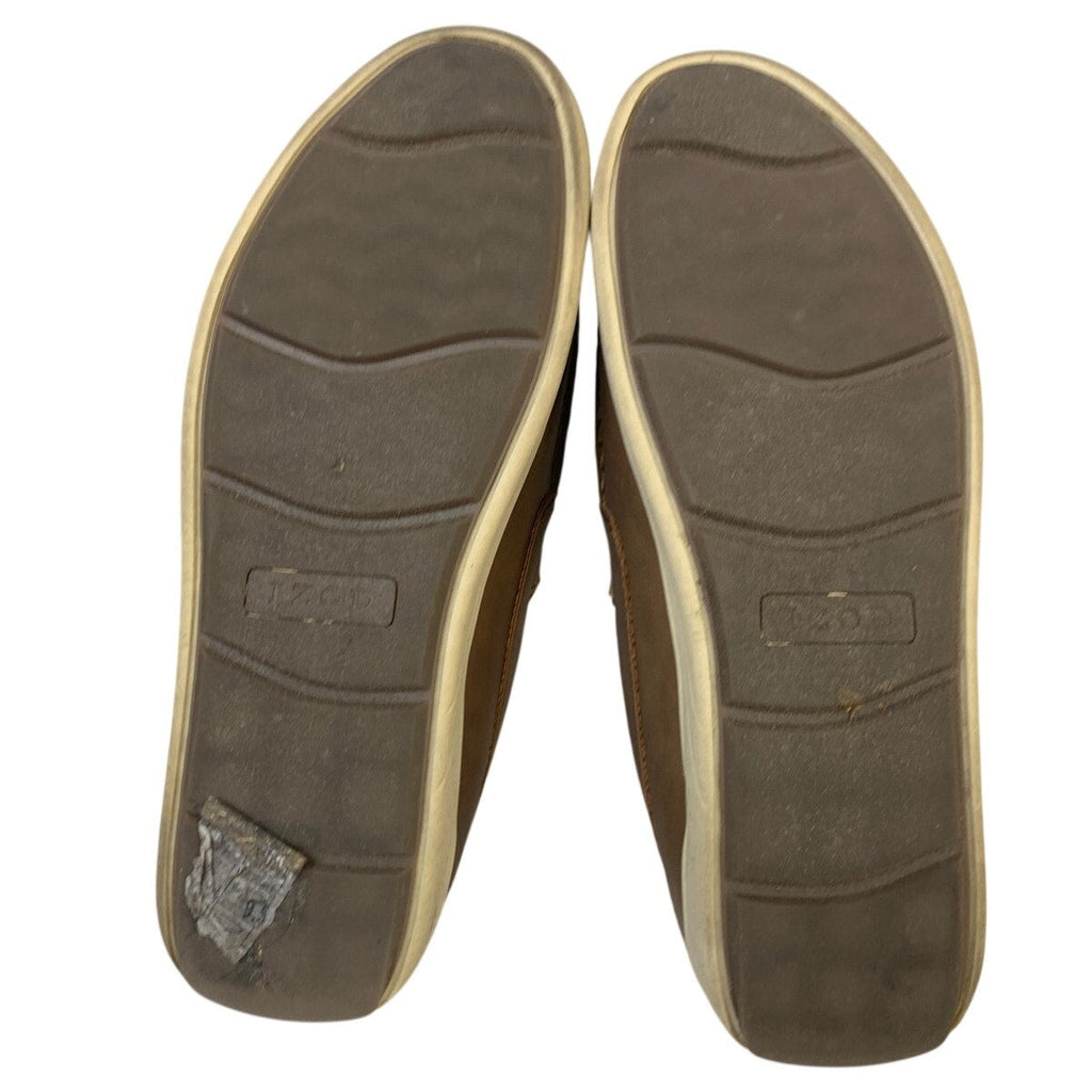 IZOD Mens Size 9.5 Tan Seapoint Slip On Loafers Round Toe Memory Foam Shoes