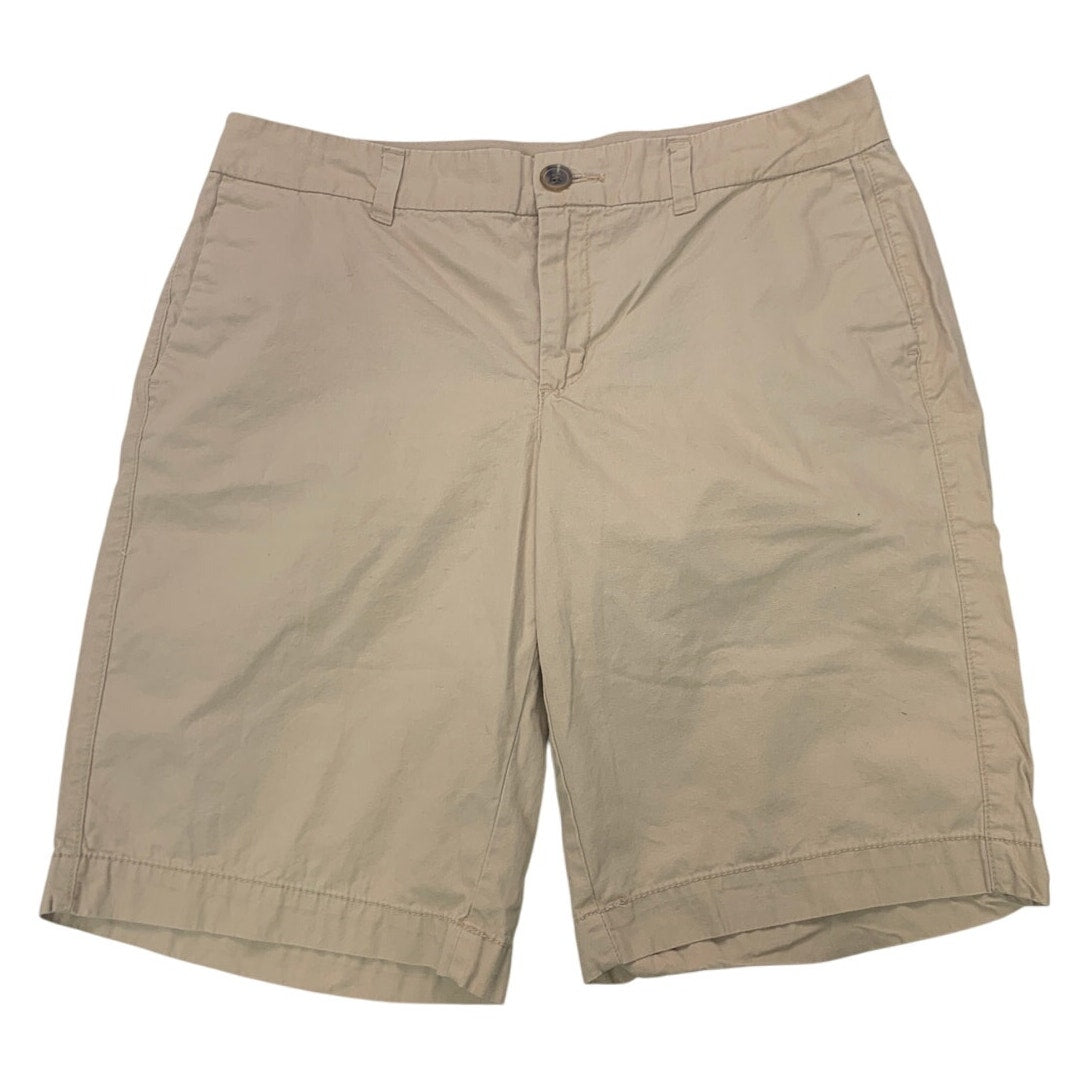 Old Navy Womens Size 8 100% Cotton Long Bermuda Shorts w Pockets