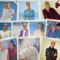 Lot of 50 New Women Men Kids Vintage 1990s 2000s Sweater Sock Knitting Patterns