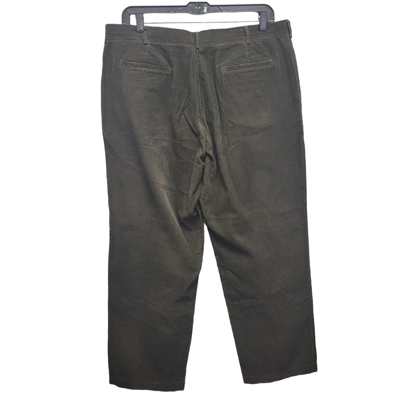 Structure Mens 40X30 Olive Green 100% Cotton Multi Pocket Corduroy Crosby Pants