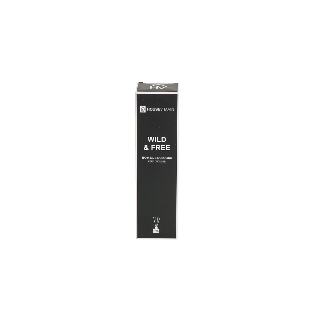 Reed Diffuser -Glass/ Fibre- 50 ml - Wild and free