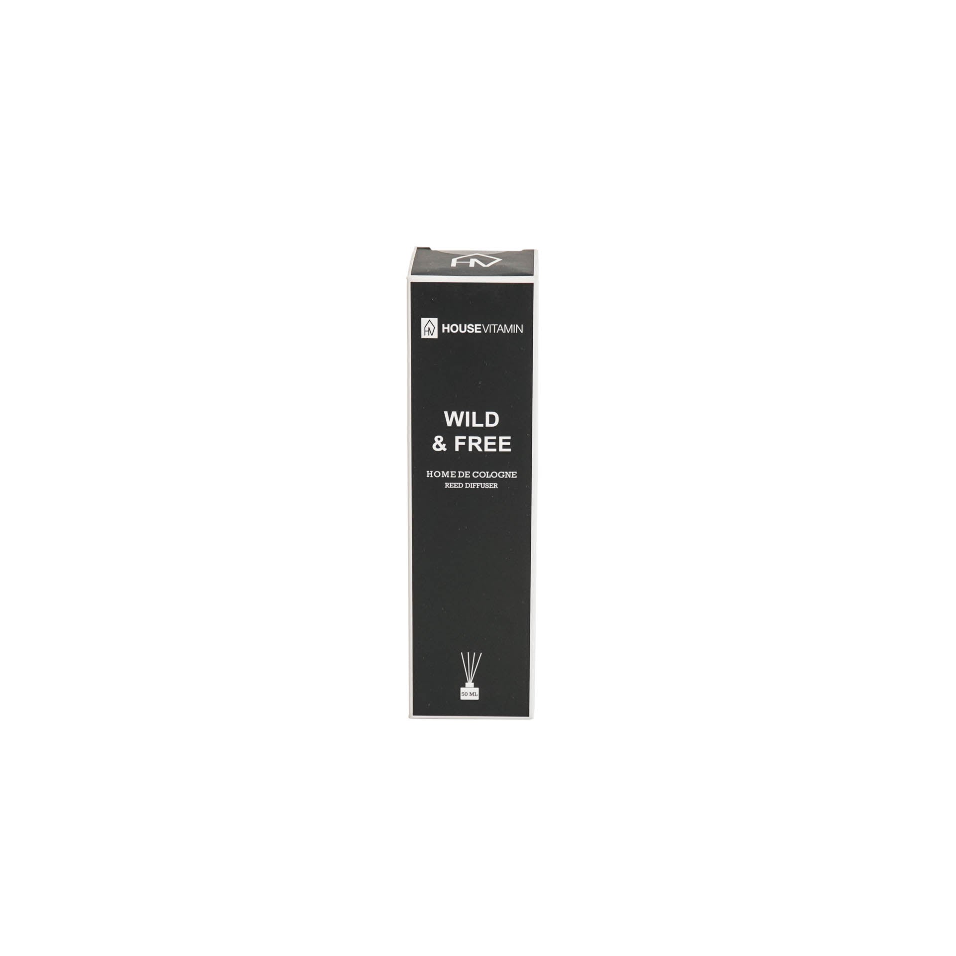 Reed Diffuser -Glass/ Fibre- 50 ml - Wild and free