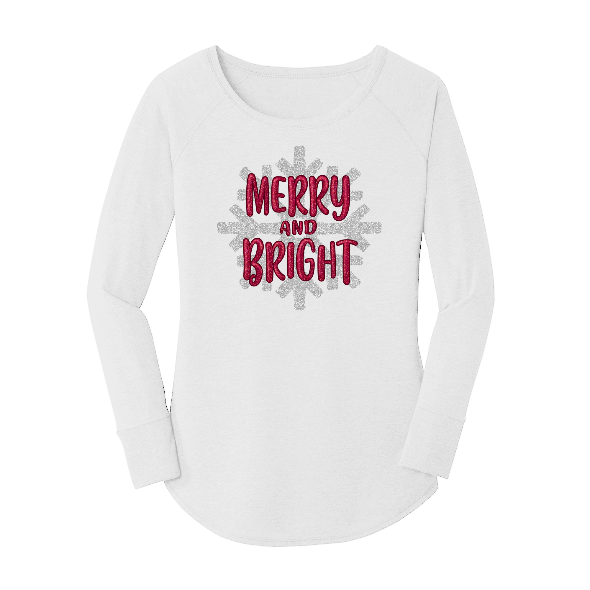 Merry & Bright Long Sleeve Tunic